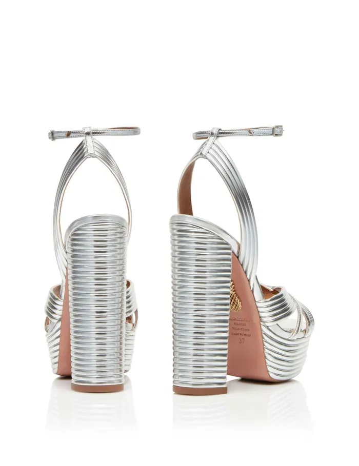 Sundance Plateau 140 Silver Women Aquazzura Essentials