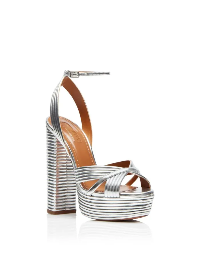 Sundance Plateau 140 Silver Women Aquazzura Essentials