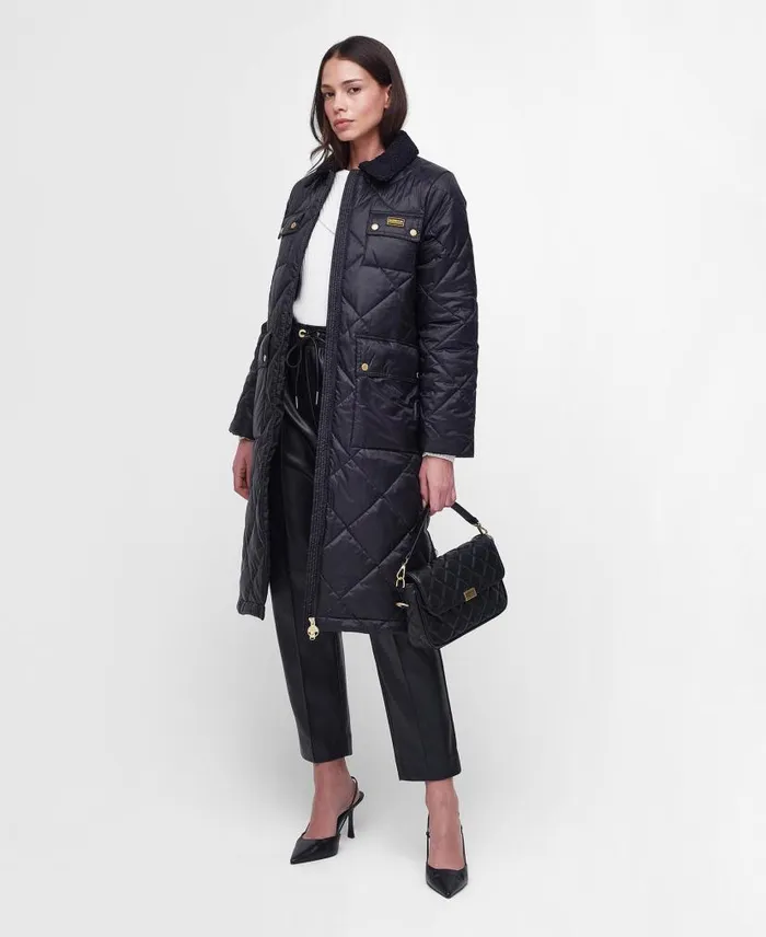 Supanova Quilted Jacket Classic Black Women Barbour Quilted Jackets