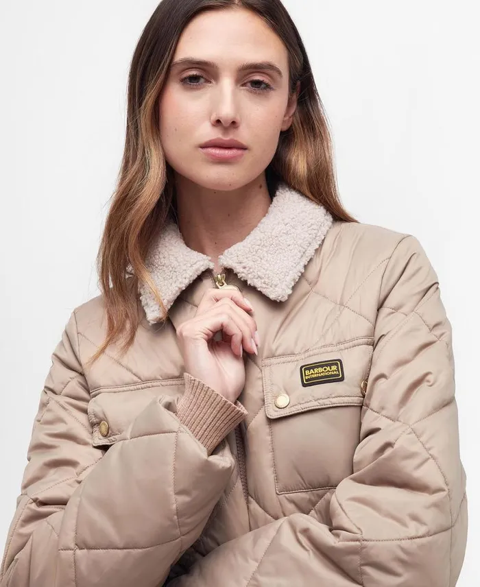 Supanova Quilted Jacket Classic Black Women Barbour Quilted Jackets