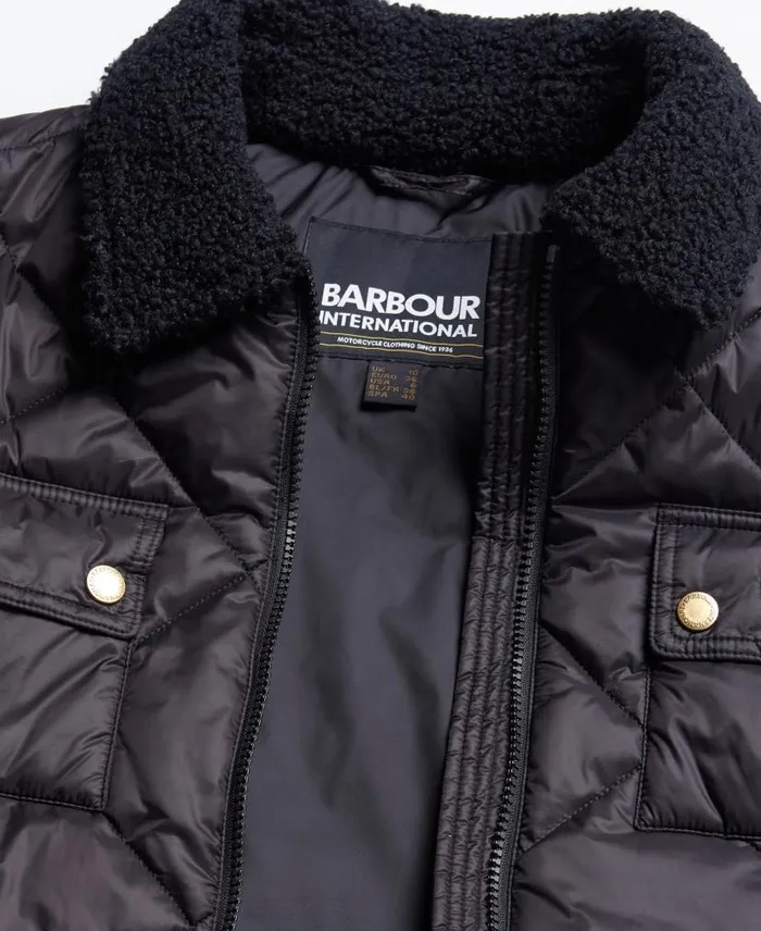 Supanova Quilted Jacket Classic Black Women Barbour Quilted Jackets