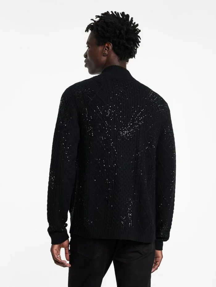 Sweaters Men John Varvatos CELESTE JACKET Black