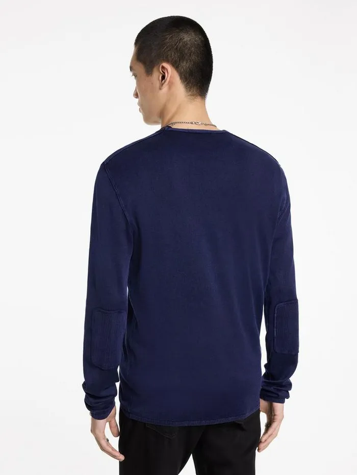 Sweaters Men John Varvatos WALTER CREW NECK SWEATER Black