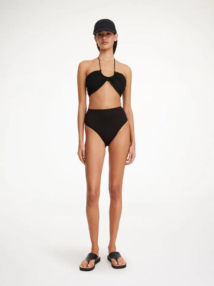 Swimwear Women By Malene Birger Seabay Bikini Top Black