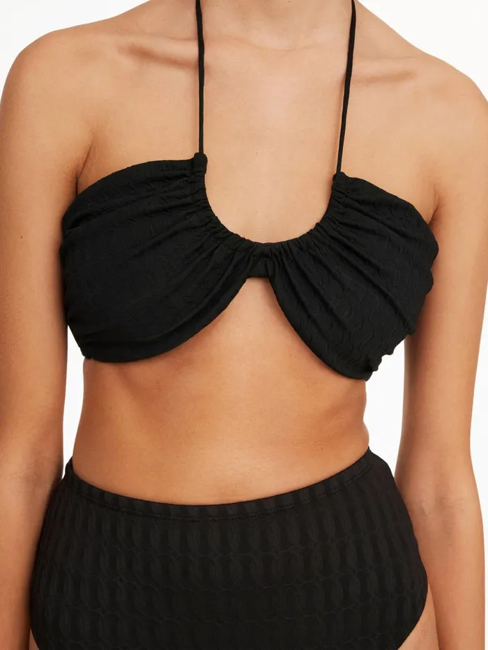 Swimwear Women By Malene Birger Seabay Bikini Top Black
