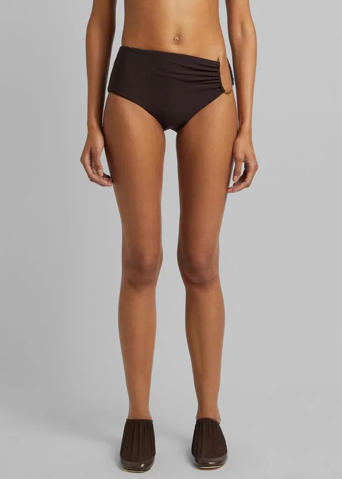 Swimwear Women The Frankie Shop Christopher Esber U Prong Brief 8211 Cacao
