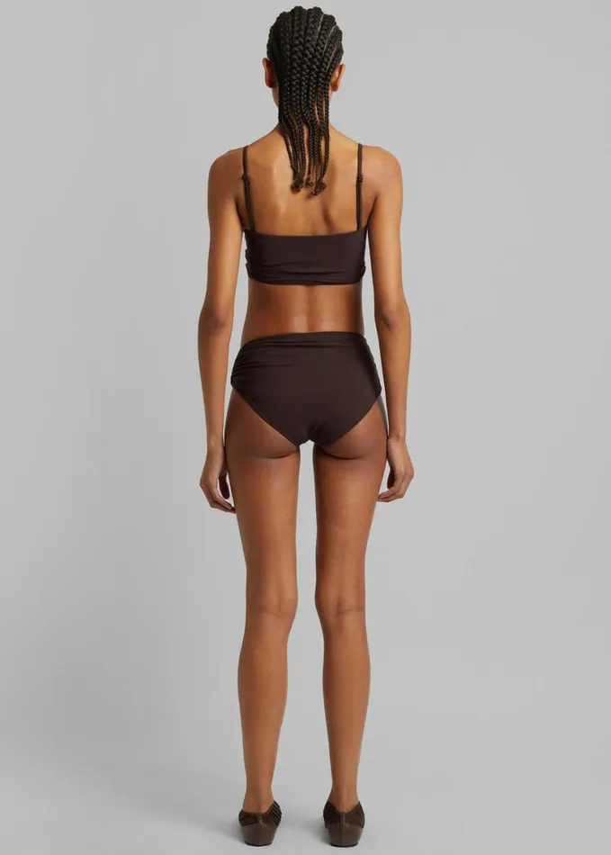 Swimwear Women The Frankie Shop Christopher Esber U Prong Brief 8211 Cacao