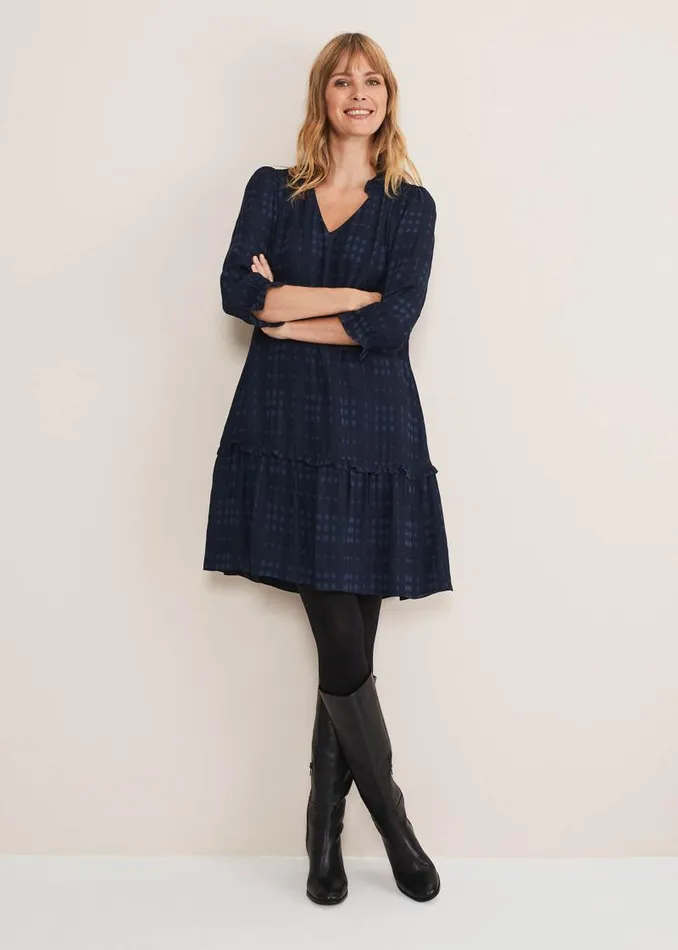 Tansy Swing Dress Teal Women Phase Eight Dresses