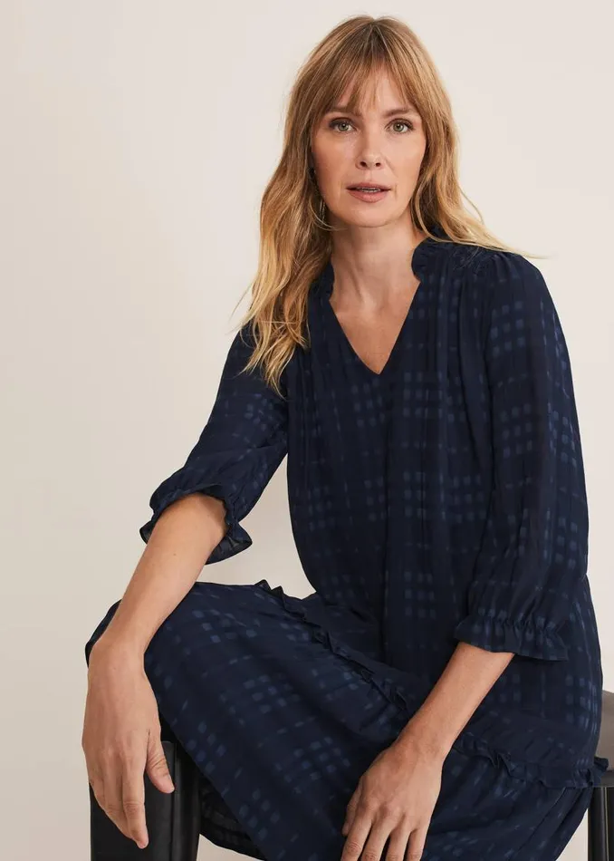 Tansy Swing Dress Teal Women Phase Eight Dresses