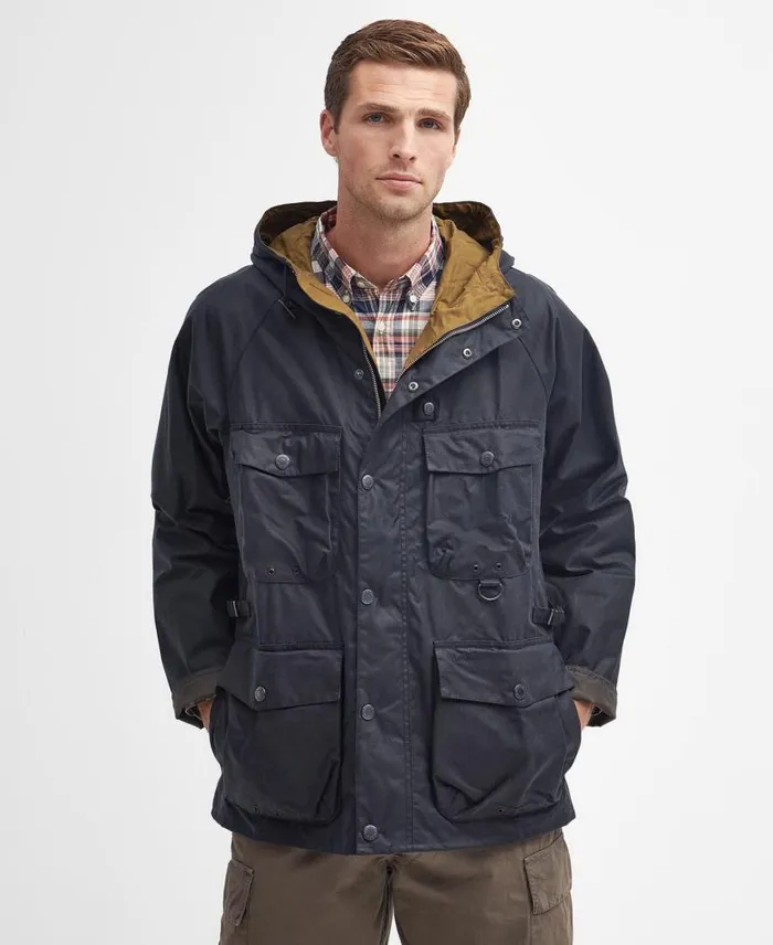 Tarn Utility Waxed Jacket Olive Men Barbour Waxed Jackets
