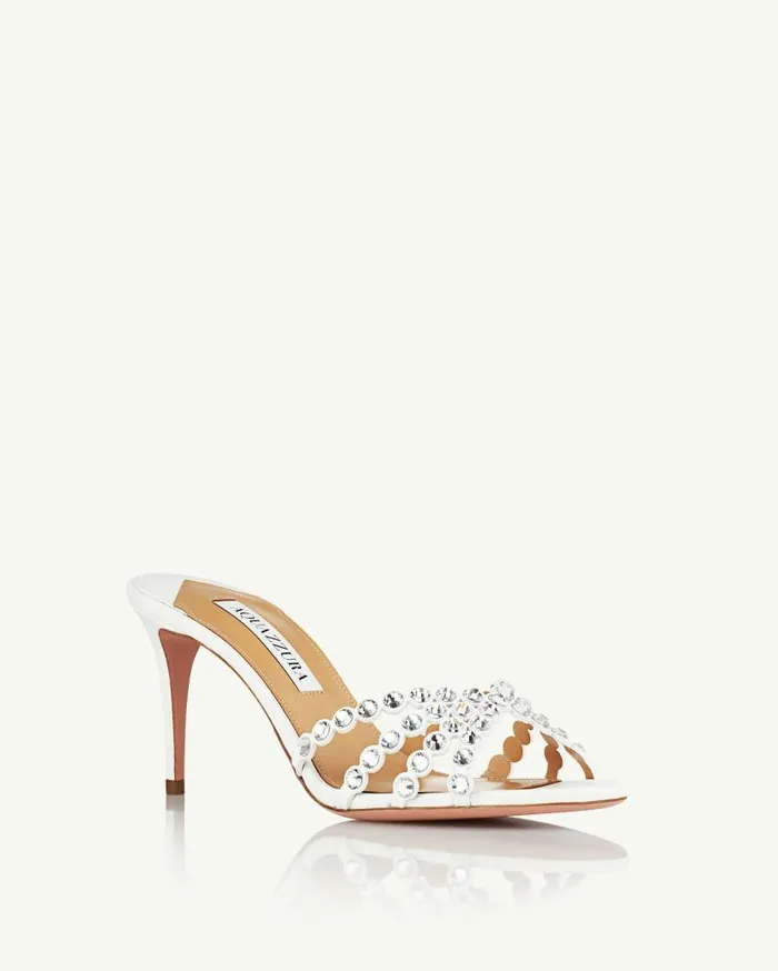 Tequila Mule 75 White Women Aquazzura Essentials