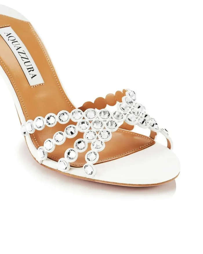 Tequila Mule 75 White Women Aquazzura Essentials