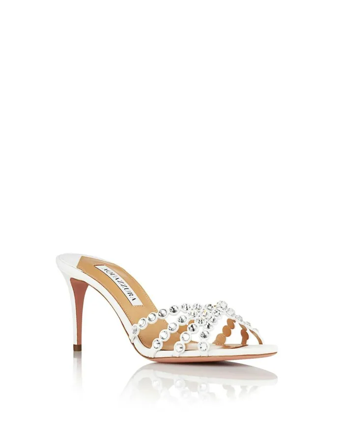 Tequila Mule 75 White Women Aquazzura Essentials