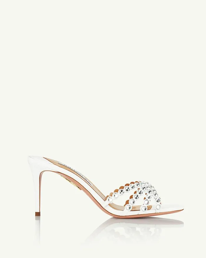 Tequila Mule 75 White Women Aquazzura Essentials
