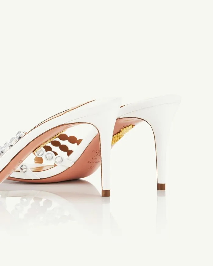 Tequila Mule 75 White Women Aquazzura Essentials