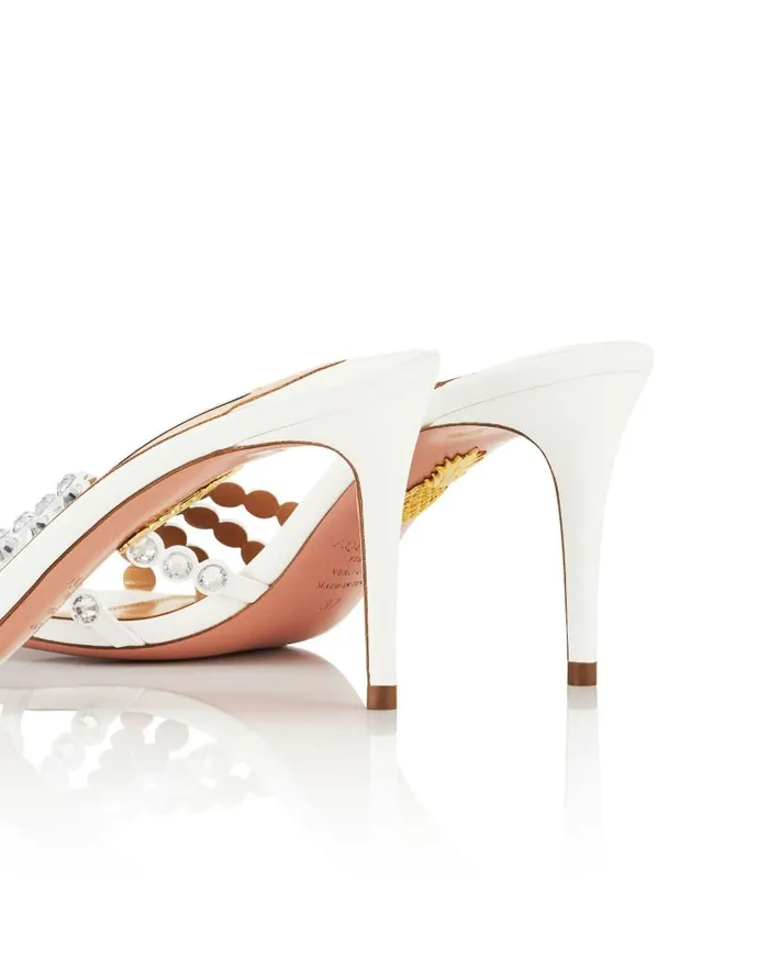 Tequila Mule 75 White Women Aquazzura Essentials