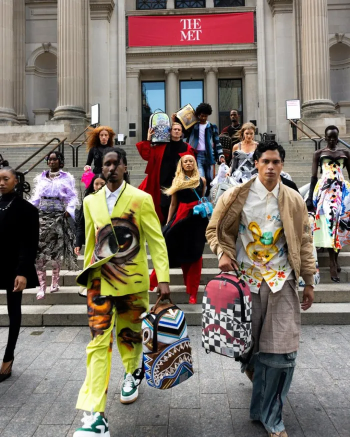 THE MET INCA CHECKERBOARD BACKPACK Bags SPRAYGROUND