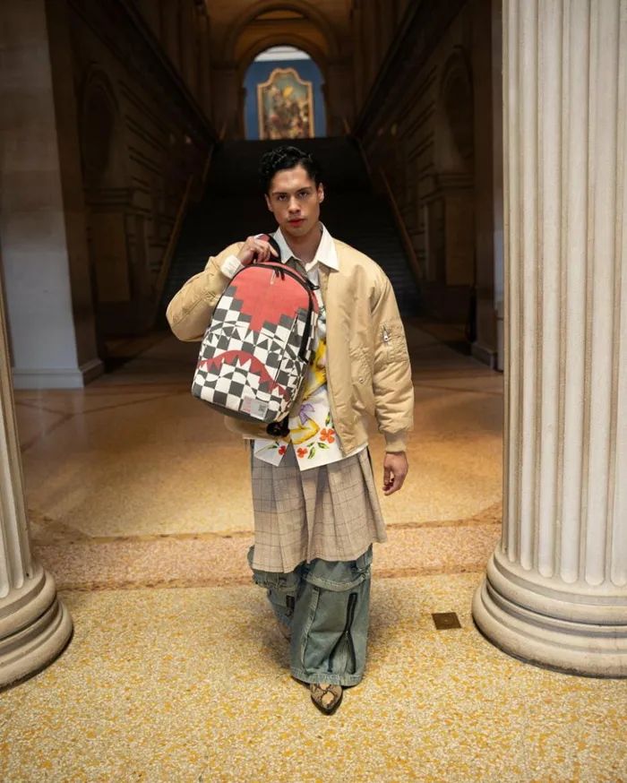 THE MET INCA CHECKERBOARD BACKPACK Bags SPRAYGROUND
