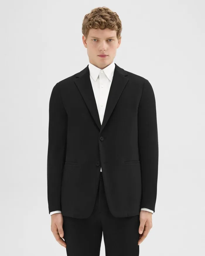 Theory Blazers Jackets Clinton Blazer In Precision Ponte Black 8211 Men