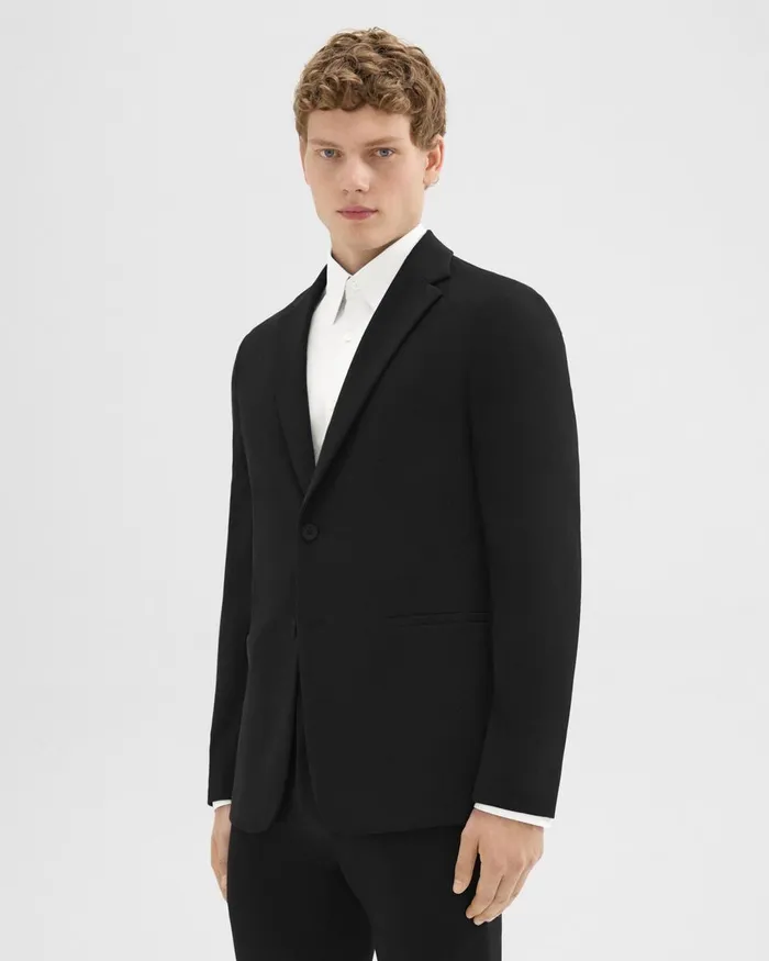 Theory Blazers Jackets Clinton Blazer In Precision Ponte Black 8211 Men