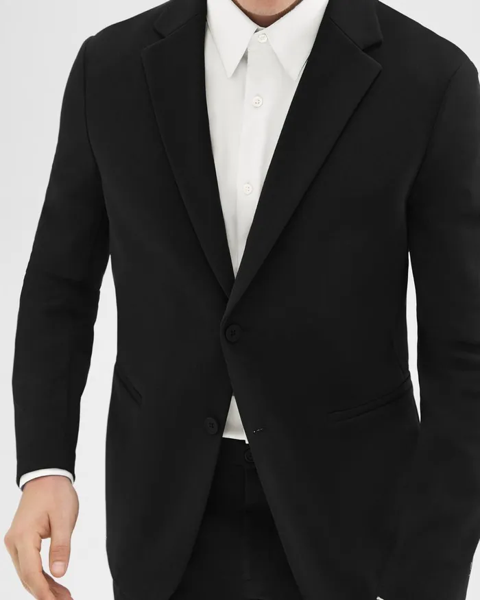Theory Blazers Jackets Clinton Blazer In Precision Ponte Black 8211 Men