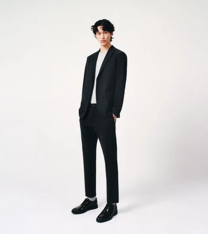 Theory Blazers Jackets Clinton Blazer In Precision Ponte Black 8211 Men