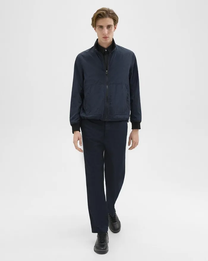 Theory Outerwear Blouson ZipUp Jacket Navy 8211 Men