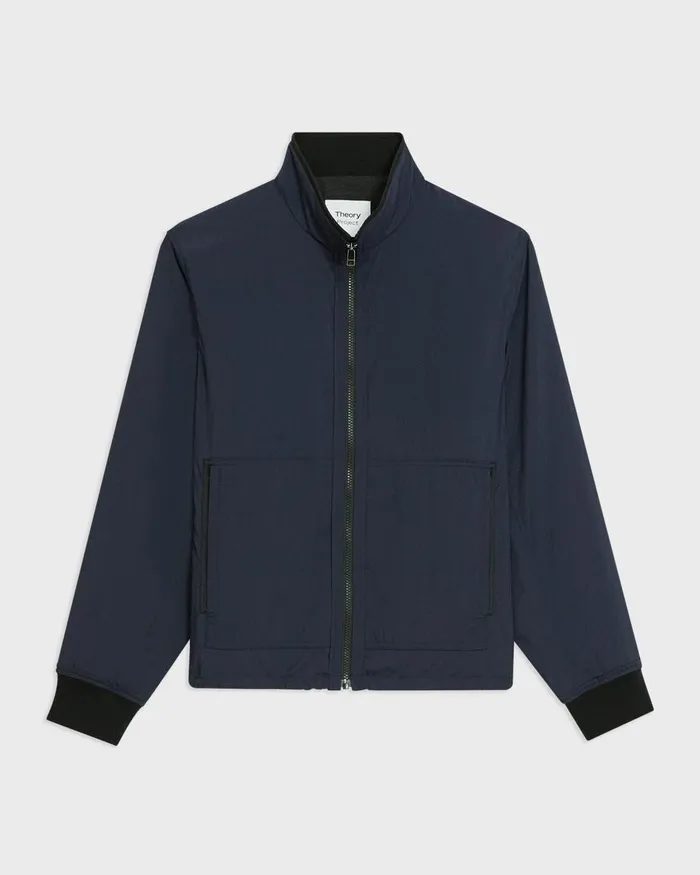 Theory Outerwear Blouson ZipUp Jacket Navy 8211 Men