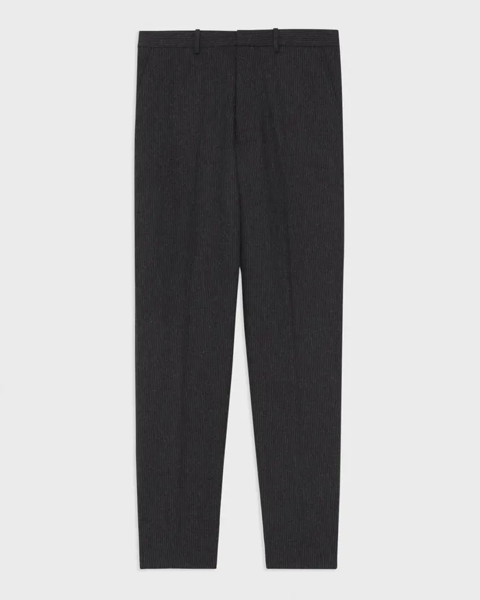 Theory Pants Tapered Pinstripe Flannel Pant Blackcharcoal 8211 Men