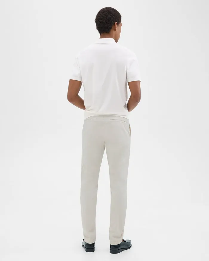 Theory Pants Zaine Pant In Organic Cotton Limestone 8211 Men