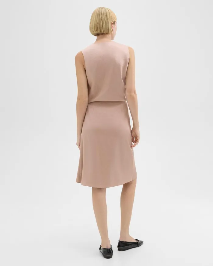 Theory Skirts Twisted Midi Skirt Sakura 8211 Women