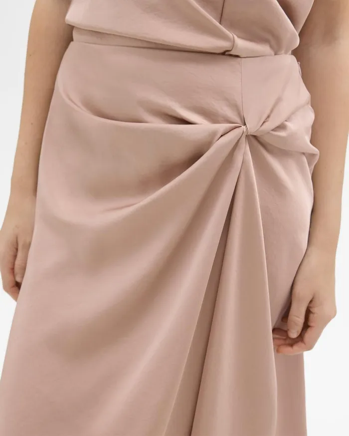 Theory Skirts Twisted Midi Skirt Sakura 8211 Women