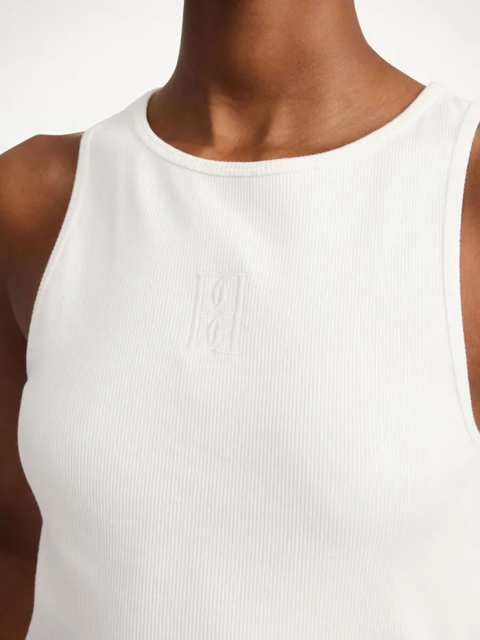 Tops and Blouses Women By Malene Birger Amanias Tank Top Soft White