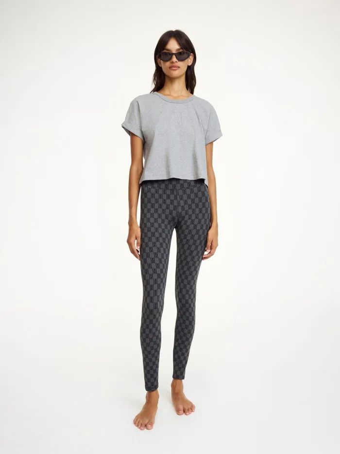Tops and Blouses Women By Malene Birger Hedalia Organic Cotton TShirt Grey Melange