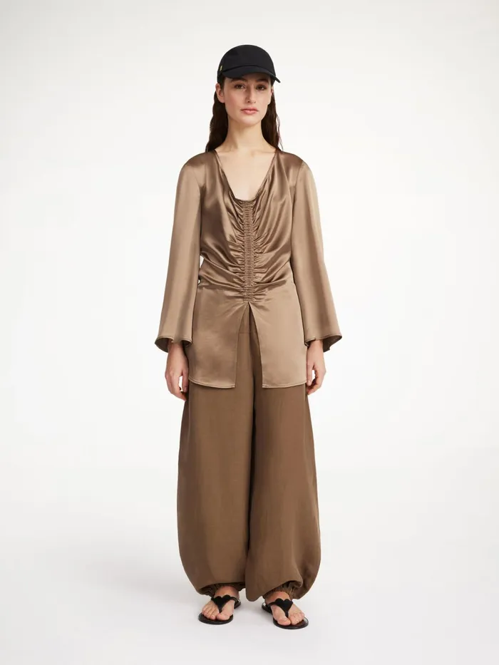 Tops and Blouses Women By Malene Birger Leviola Blouse Shitake