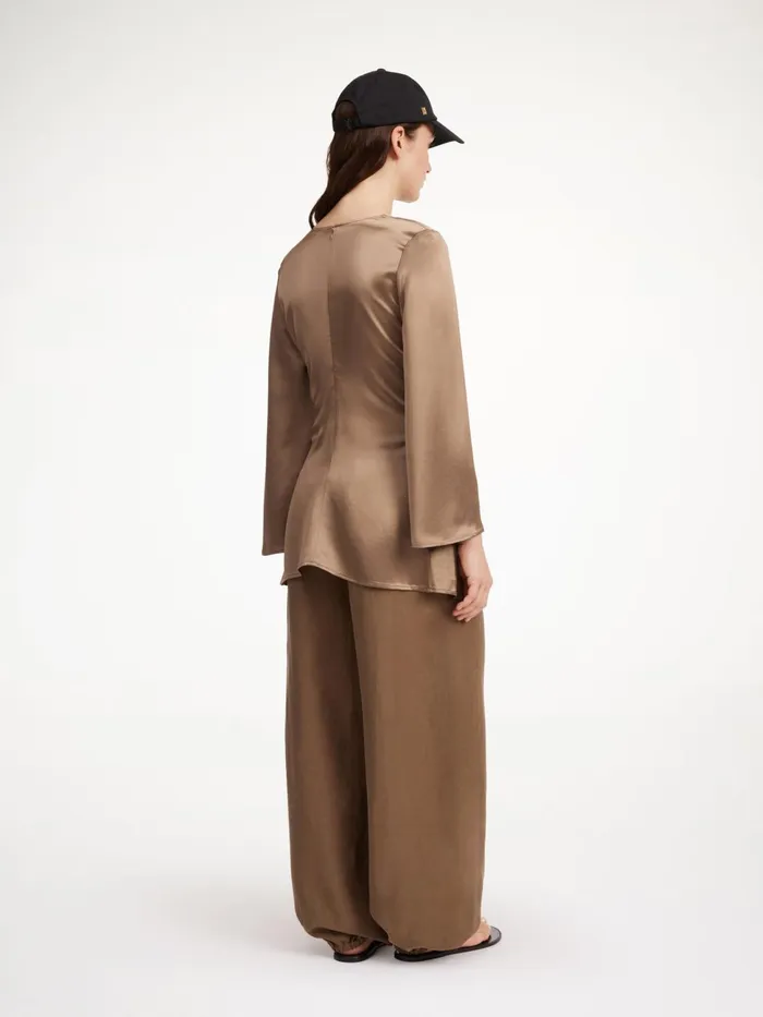 Tops and Blouses Women By Malene Birger Leviola Blouse Shitake