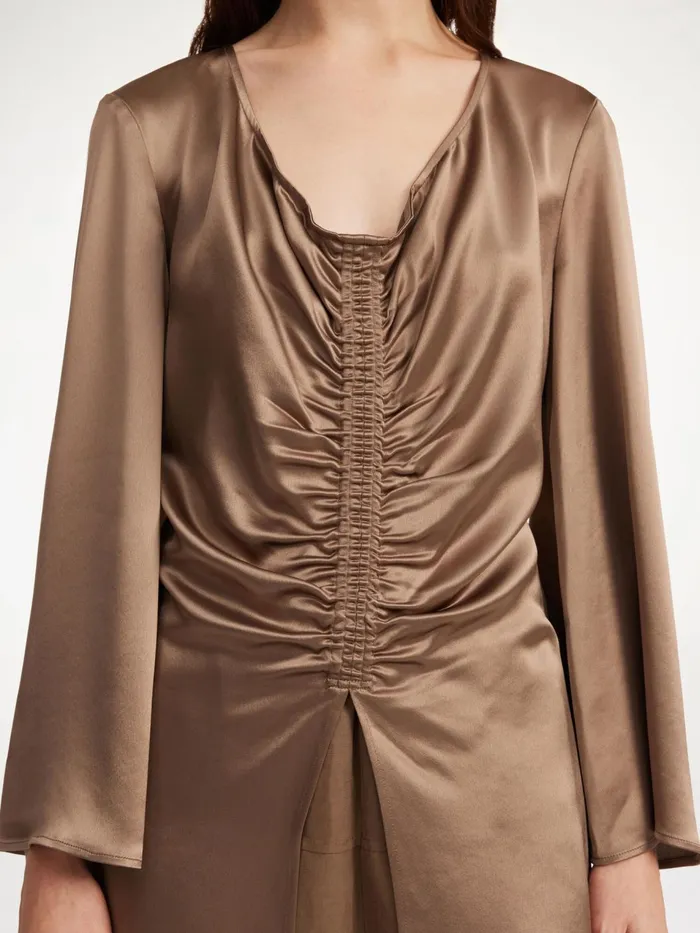 Tops and Blouses Women By Malene Birger Leviola Blouse Shitake