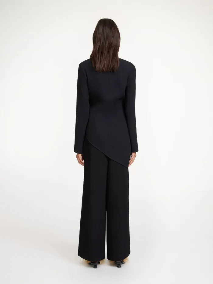 Tops and Blouses Women By Malene Birger Siimone Blouse Black