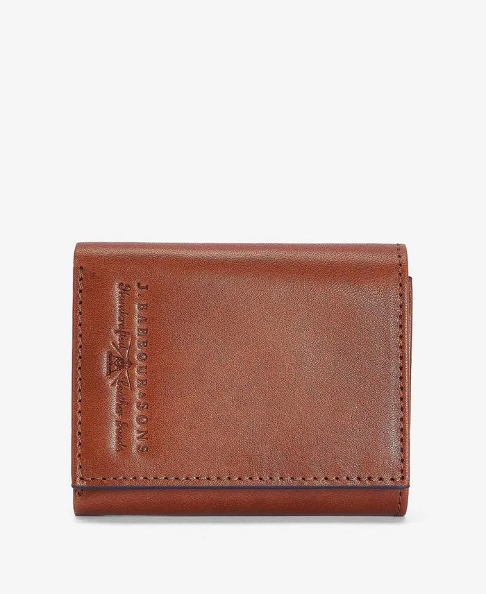 Torridon Leather BiFold Wallet Cognac Men Barbour Wallets and Card Holders
