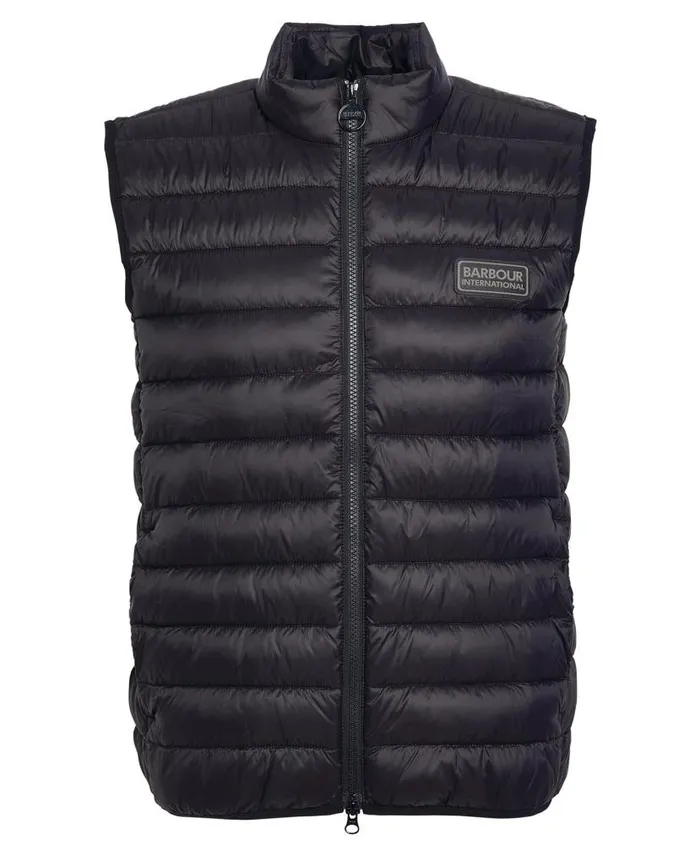 Tourer Reed Gilet Bordeaux Men Barbour Gilets and Liners