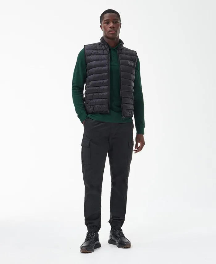 Tourer Reed Gilet Bordeaux Men Barbour Gilets and Liners