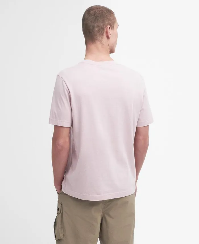 Triptych Graphic TShirt Dusk Pink Men Barbour TShirts