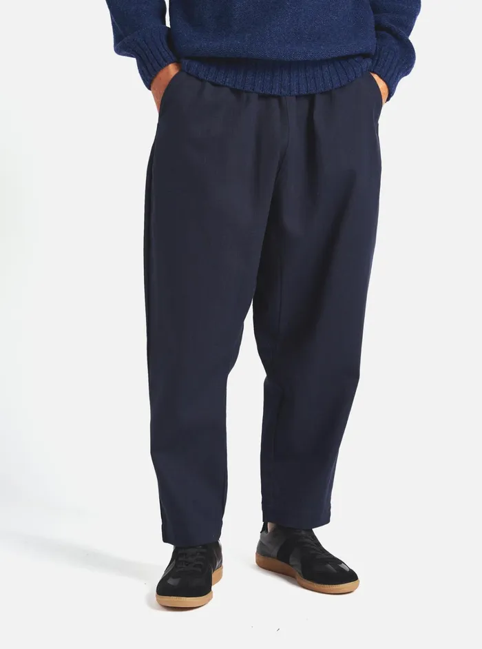Trousers Men Universal Works Universal Works Braga Pant In Navy Winter Twill