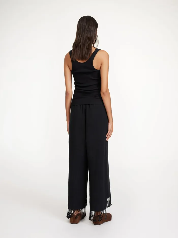 Trousers Women By Malene Birger Mirabellas HighWaist Trousers Black