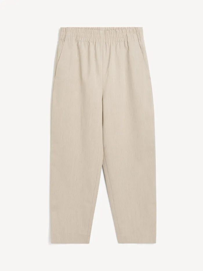 Trousers Women By Malene Birger Remi Trousers Beige Melange