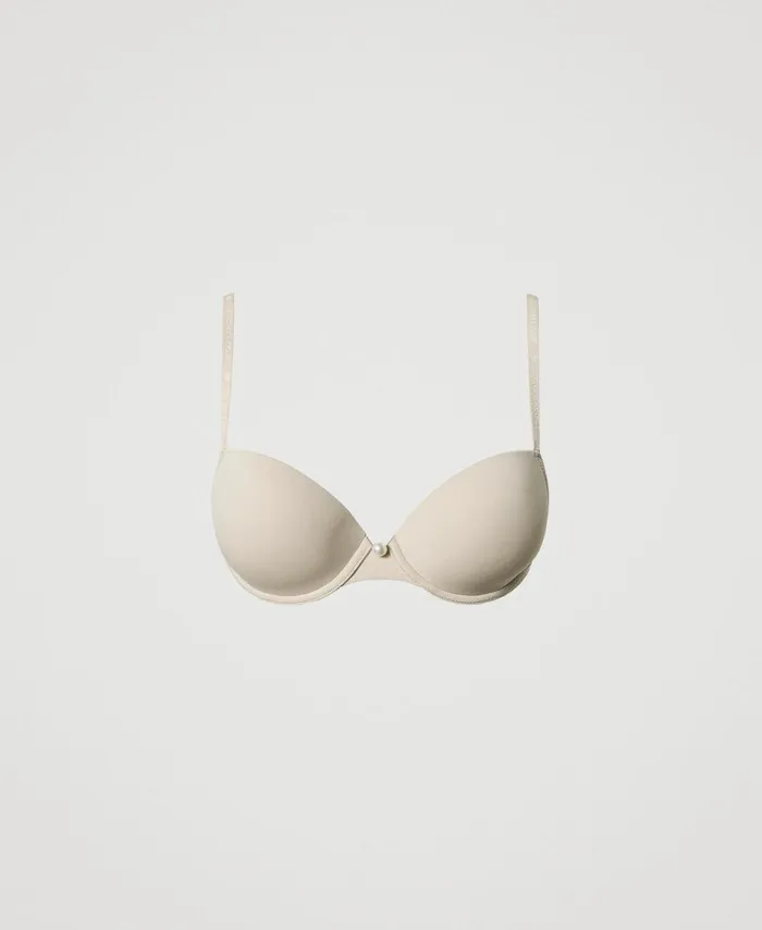 Twinset Charmeuse CrossBack PushUp Bra Wonder Beige Women Underwear And Nightwear Twinset Charmeuse CrossBack PushUp Bra Wonder Beige Women Underwear And Nightwear