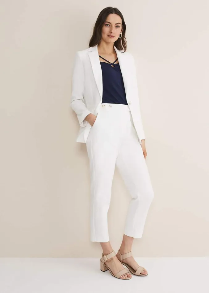 Ulrica White Blazer White Women Phase Eight Jackets