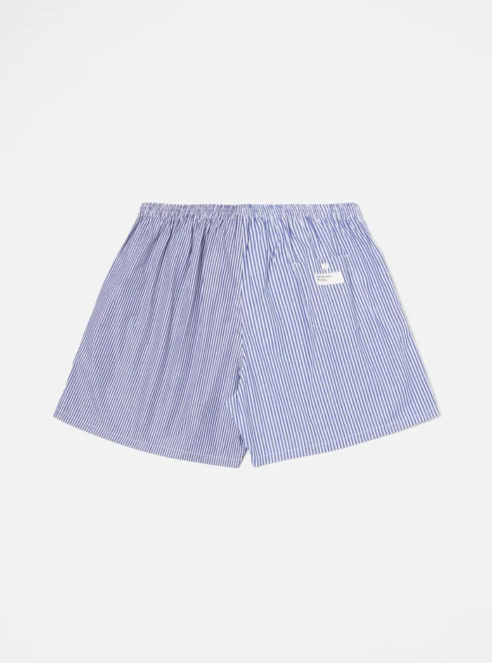 Underwear Men Universal Works Universal Works Boxer Short In Blue Classic Mix