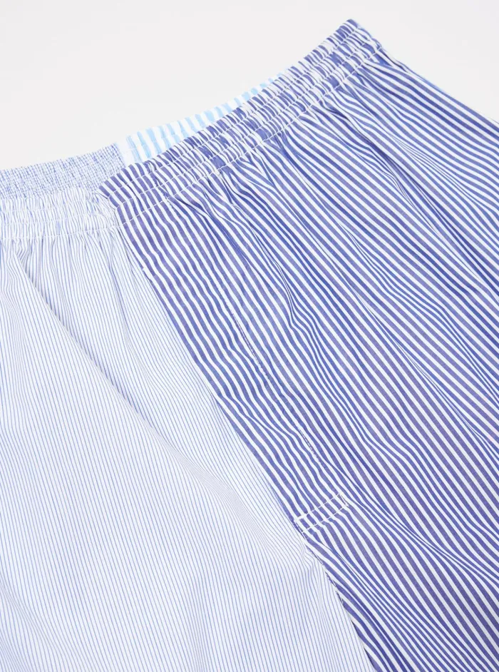 Underwear Men Universal Works Universal Works Boxer Short In Blue Classic Mix