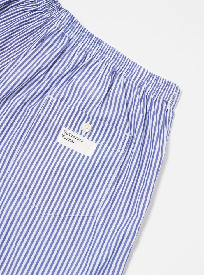 Underwear Men Universal Works Universal Works Boxer Short In Blue Classic Mix